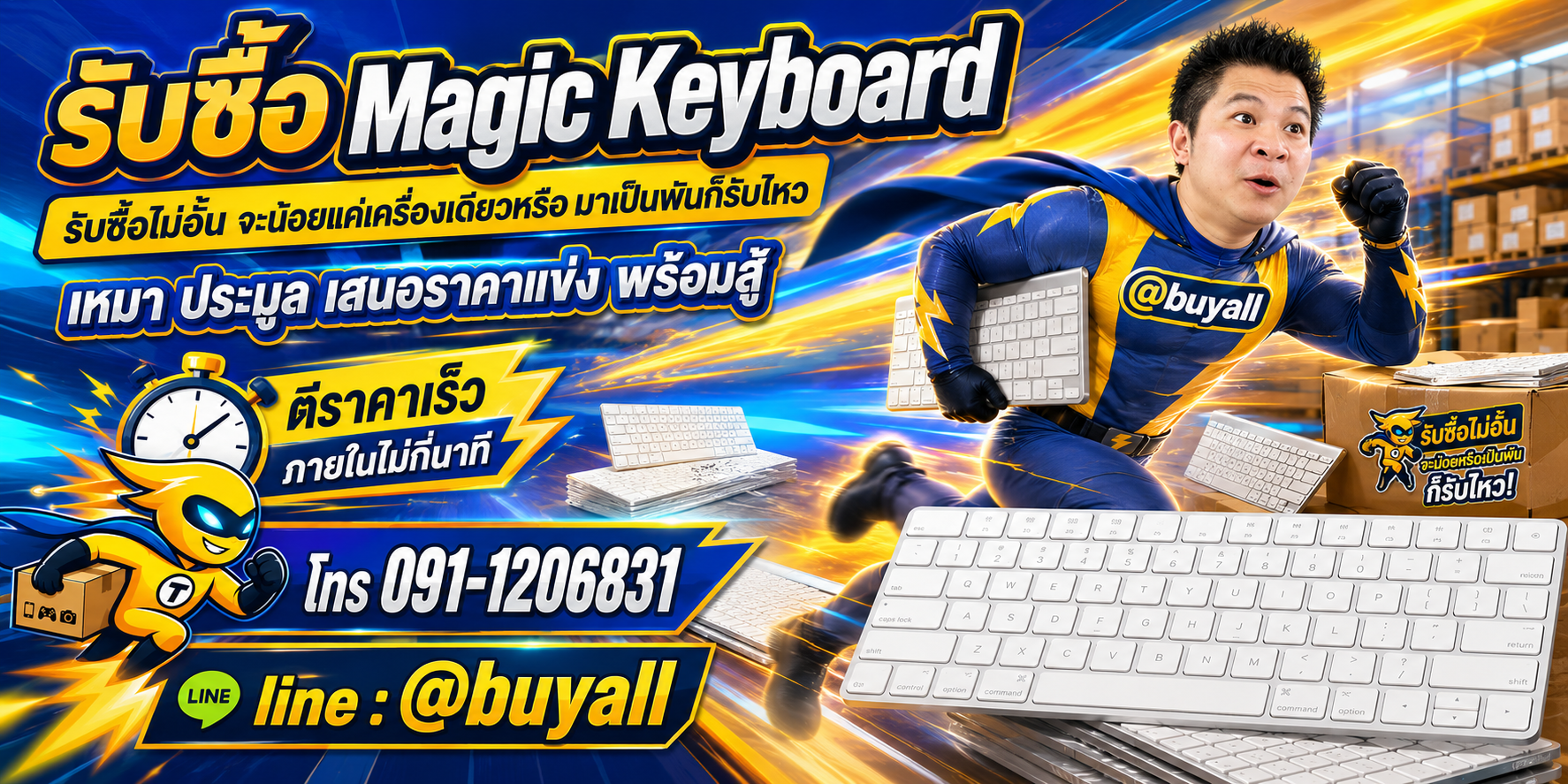 เปลี่ยน Magic Keyboard เป็นเงินสดกับ ta.co.th