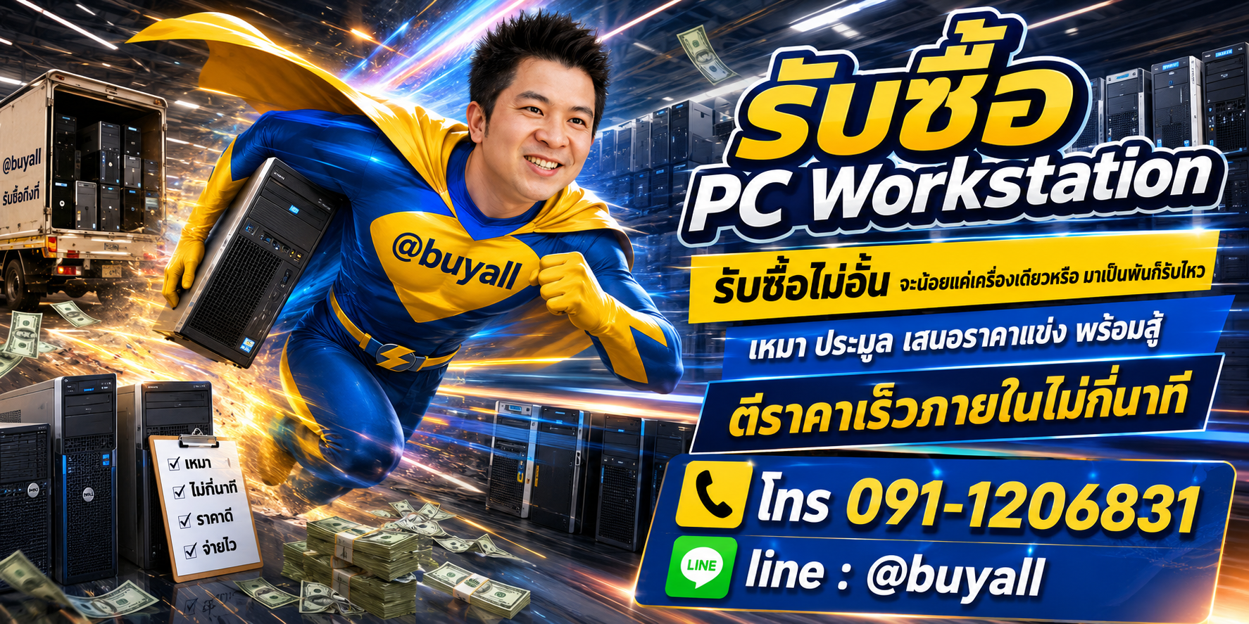 เปลี่ยนPC Workstationเป็นเงินสดกับ ta.co.th