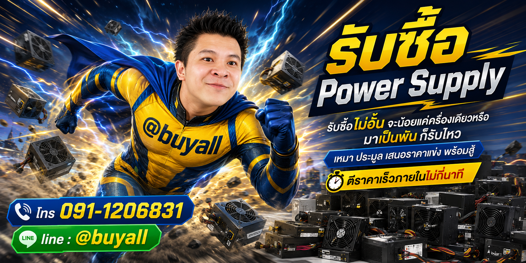 เปลี่ยน Power Supply เป็นเงินสดกับ ta.co.th